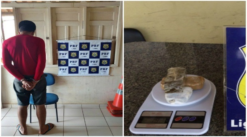 Homem é preso com cocaína dentro de mochila