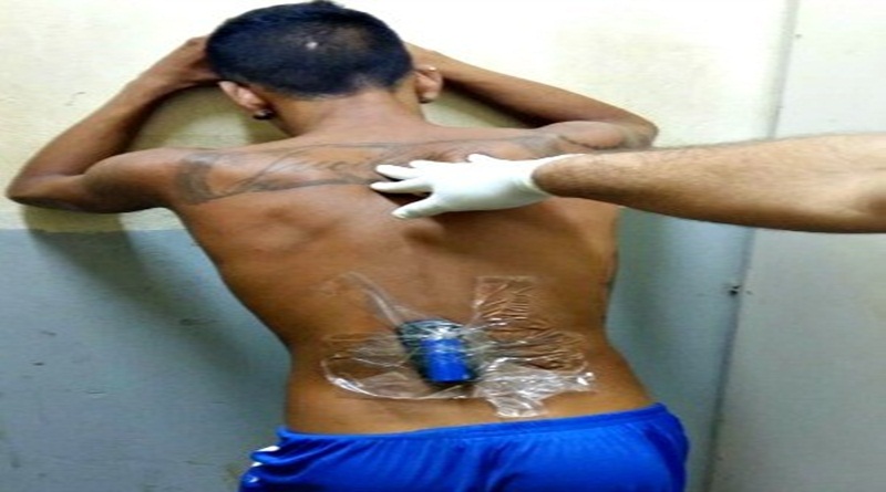 Preso do semiaberto tenta entrar na cadeia com celular ‘colado’ no corpo
