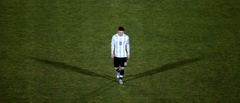 “Acabou para mim a seleção”, diz Lionel Messi