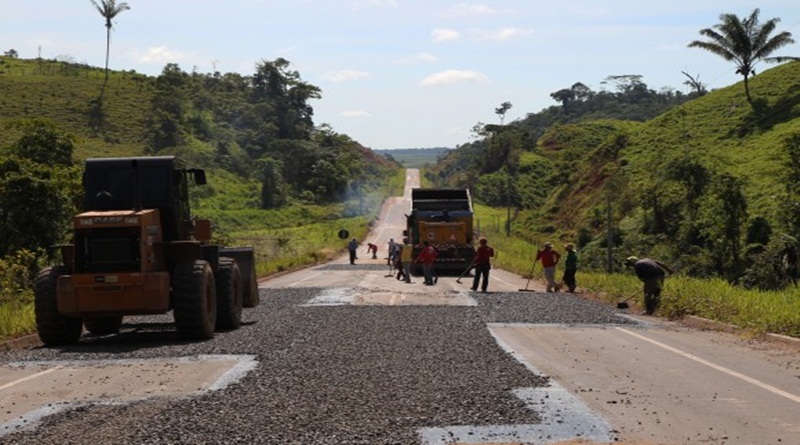 Avança a manutenção emergencial da BR-364 e Dnit prepara nova etapa da recuperação