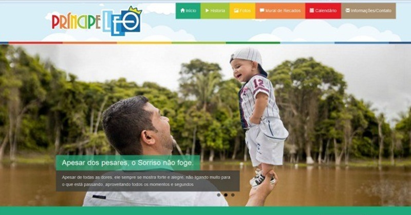 Família de criança com câncer cria site para arrecadar doações