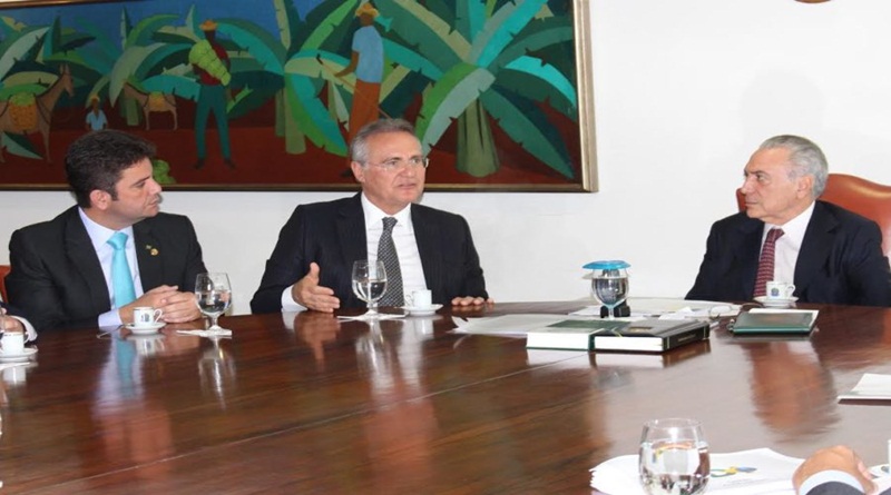 Gladson Cameli se reúne com Temer e senadores para discutir retomada de obras no Acre