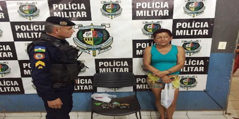 Mulher é presa pela PM com maconha escondida na calcinha em RO