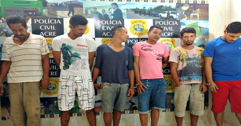 Polícia prende seis homens foragidos por diversos crimes