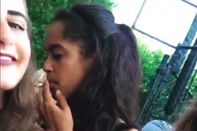 Filha de Barack Obama é flagrada fumando maconha