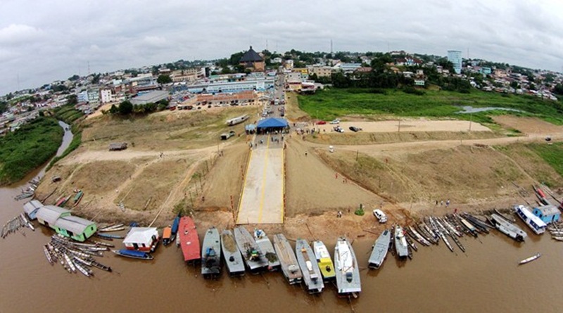 Em Cruzeiro do Sul, nova rampa do porto fluvial é inaugurada