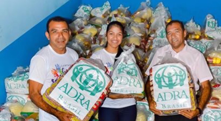 ADRA entrega 406 cestas básicas aos moradores de áreas alagadas em CZS