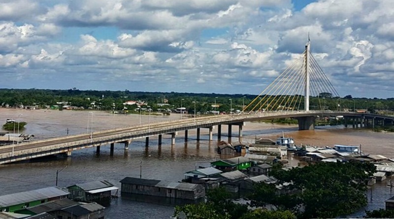 Rio Juruá volta a subir e ultrapassa cota de alerta em Cruzeiro do Sul