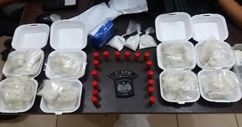 Dois jovens são presos com 2 Kg de cocaína