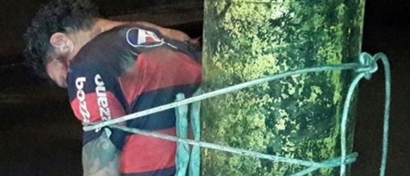 Homem é amarrado a posto e agredido após tentativa de furto em SC