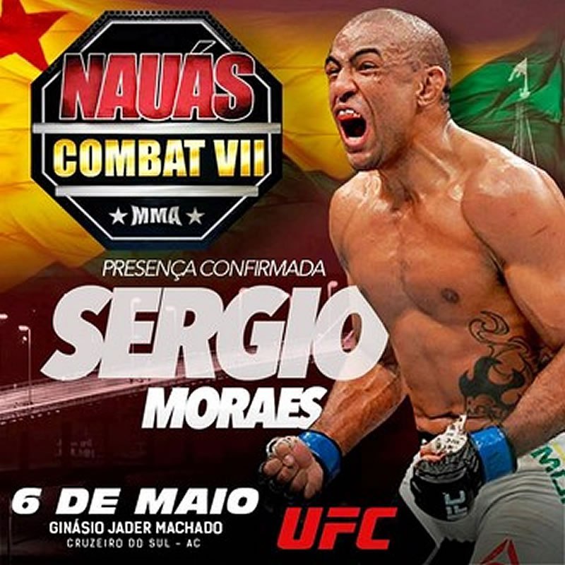 Em Cruzeiro do Sul, 7º Náuas Combat será dia 6 de maio com presença de atleta do UFC