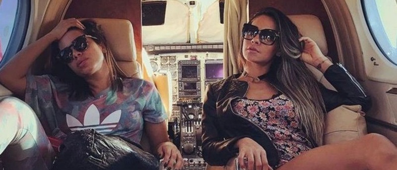 Anitta e Mayra Cardi não se desgrudam: ‘Falamos sobre física quântica’