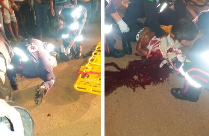 Acidente entre carro e bicicleta deixa ciclista gravemente ferido na Rodovia AC-40