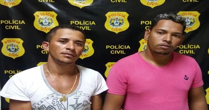 Polícia prende dois homens por roubo e tráfico