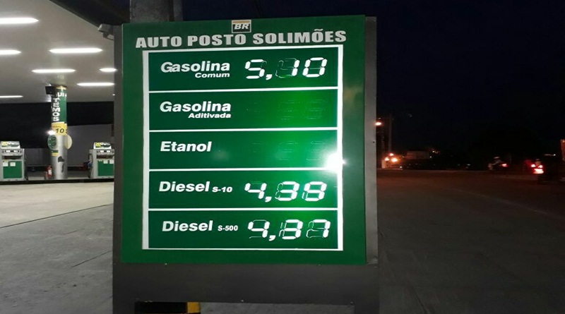 Sindicato não confirma aumento no preço da gasolina, mas em Cruzeiro do Sul aumento já é registrado