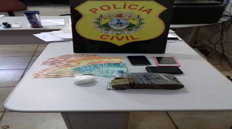Policia Civil segue com as ações da operação “Ananias”, prende dois e apreende droga e dinheiro em Cruzeiro do Sul