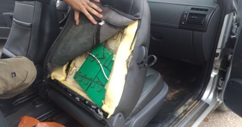 Carro recheado de cocaína é flagrado pela PRF