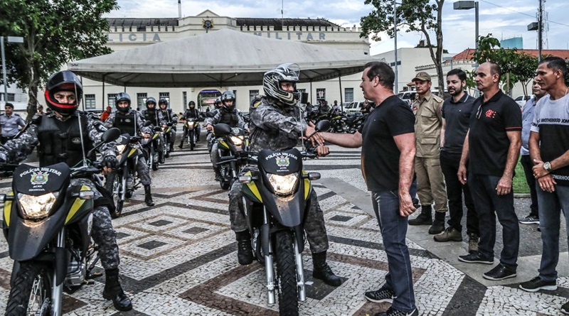 Governo inicia 2018 fortalecendo a Polícia Militar com 20 novas motocicletas