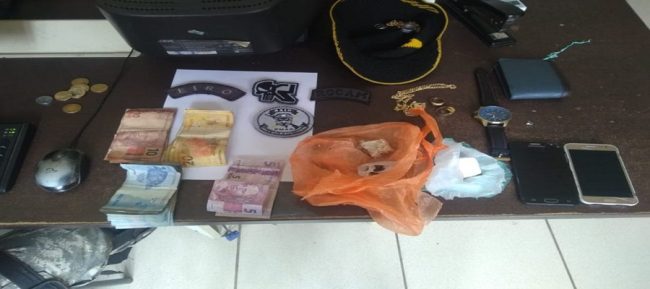 Raio prende trio por tráfico de drogas no Preventório