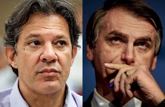 Ibope: Bolsonaro mantém 28%; Haddad avança três pontos e chega a 22%