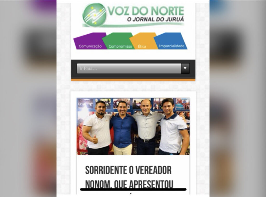 Na ânsia de atacar o Prefeito Ordean, jornal comete ‘barrigada’