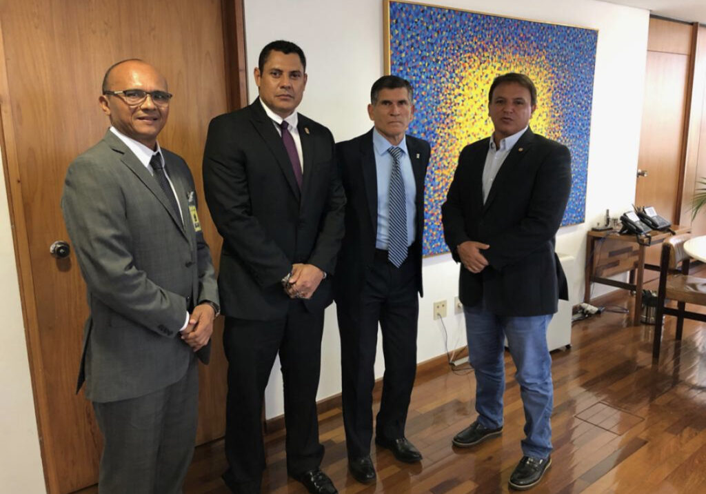Coronel Ulysses e Márcio Bittar são recebidos em Brasília para reunião com Ministro Santos Cruz
