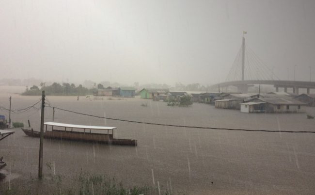 Pancadas de chuvas e trovoadas são esperadas para esta quarta-feira (23) no Acre
