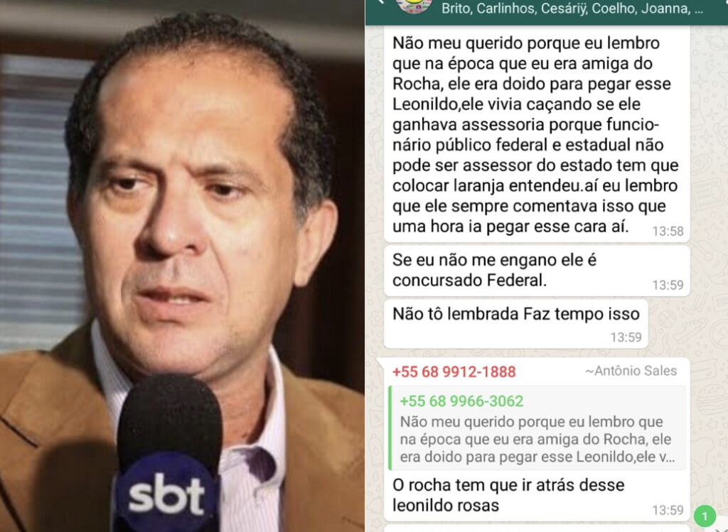 Ex-porta-voz do governo, Leo Rosas é ameaçado em grupo de WhatsApp “Rocha é doido para pegar ele”