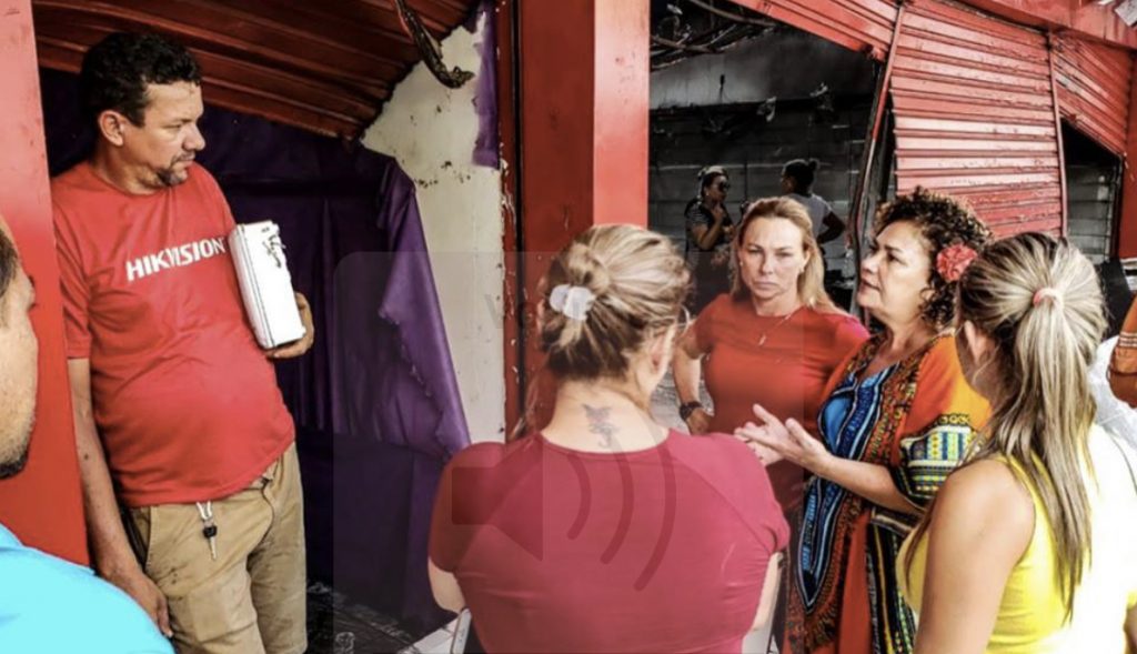 Perpétua Almeida se compromete em buscar soluções para diminuir o prejuízo causado pelo fogo