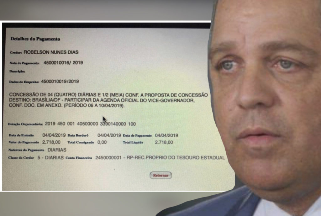 Assessor recebe diária para acompanhar vice-governador em Brasília, mas Rocha estava no Acre