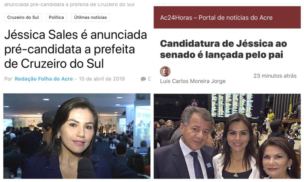 Fome de poder: em menos de três meses Vagner Sales lança filha à prefeitura e ao senado