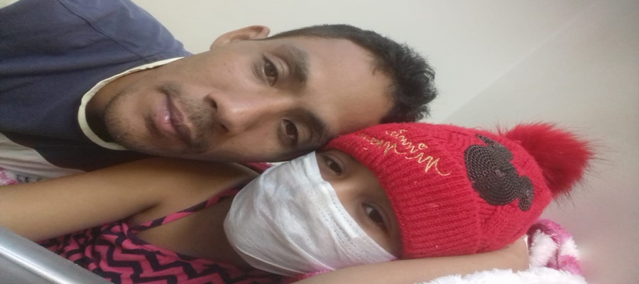 Família pede ajuda para custear tratamento de criança com leucemia