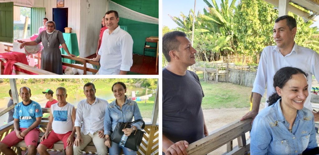 Jesus Sérgio visita a Vila Restauração e firma compromisso com Marechal Thaumaturgo