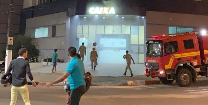 Sensor da Caixa Econômica de Cruzeiro do Sul é acionado durante a noite desta sexta, 18