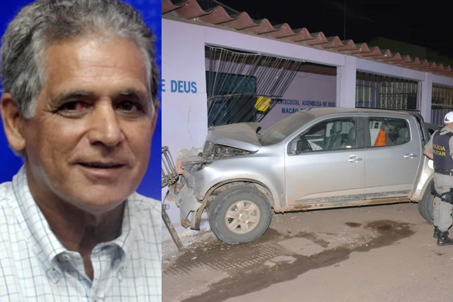 Ex-deputado Elson Santiago sofre acidente em Rio Branco; caminhonete estava lotada de cerveja