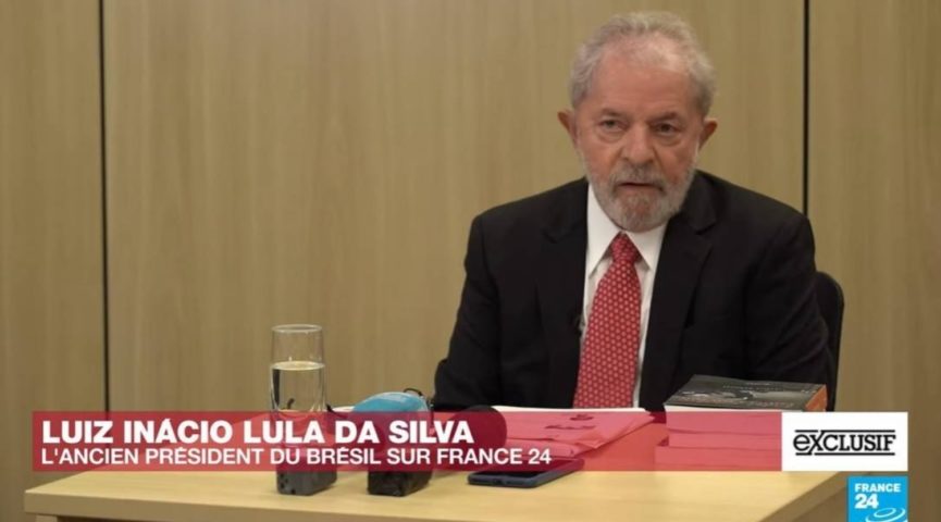 ‘Quero me casar ao sair’, diz Lula durante entrevista para TV francesa