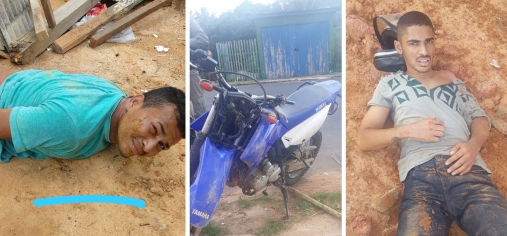 PM recupera moto roubada e prende dois homens em Cruzeiro do Sul