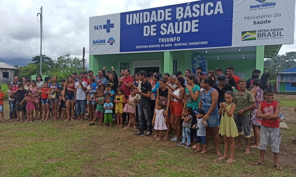 Prefeitura de Marechal Thaumaturgo inaugura unidade de saúde na comunidade Triunfo