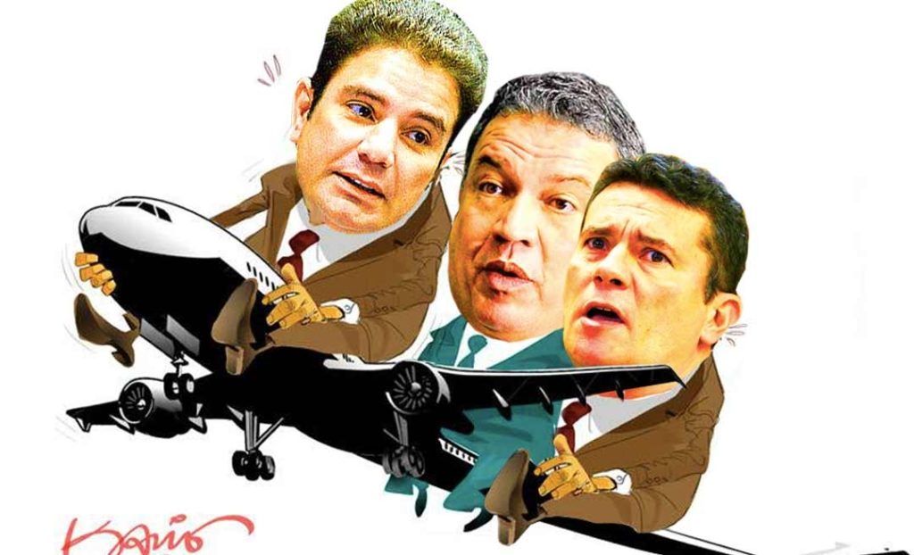 Desarranjo intestinal e muito susto na aeronave que conduziu Moro, Gladson e Petecão a Cruzeiro do Sul