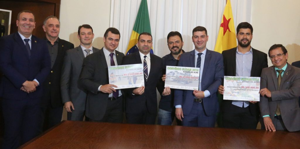 Governo e Sudam firmam convênio e mais de 50 milhões serão investidos para o desenvolvimento do Acre