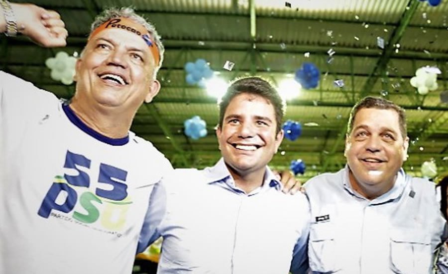 Adversários: Governador Gladson Cameli critica senador Petecão