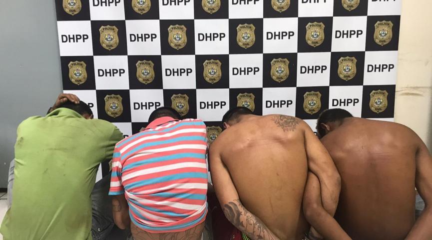 Polícia prende membros do B13 e apreende espingarda, escopeta e revólver