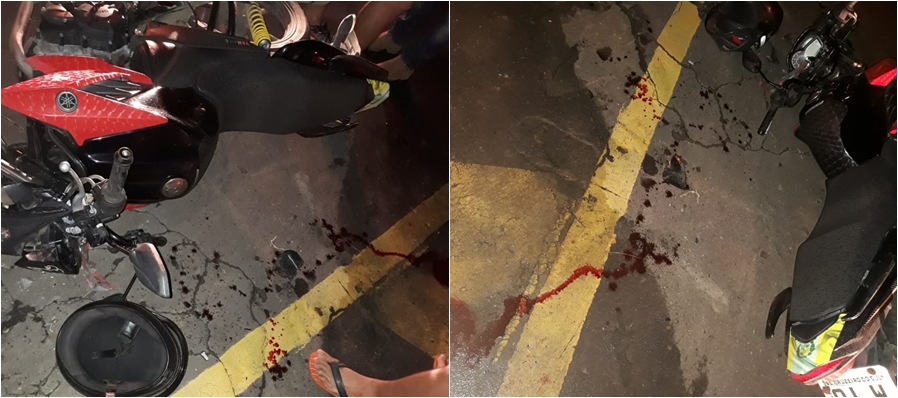 Durante a noite, acidente de trânsito é registrado no bairro AABB