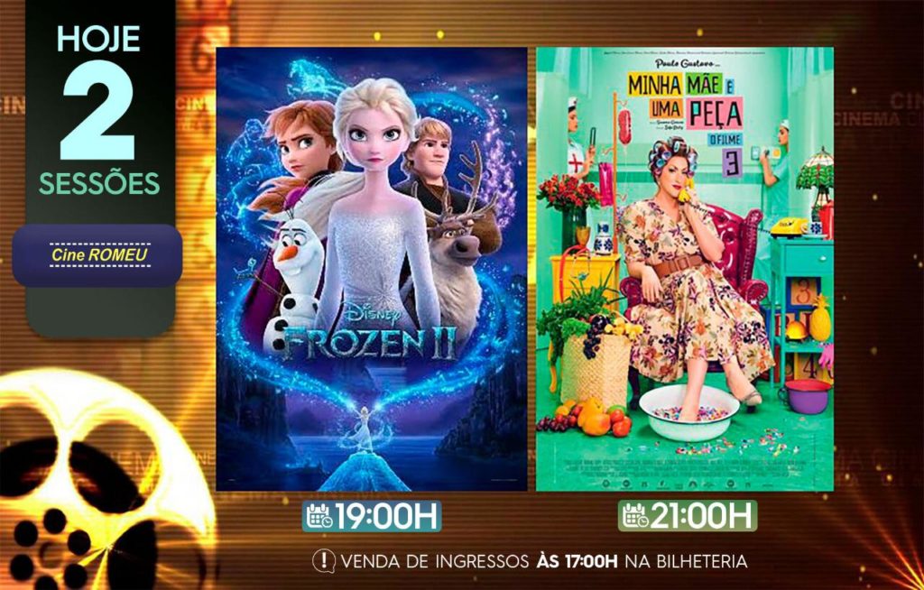 Inovando, Cine Romeu exibirá duas sessões diárias a partir desta quinta, 16