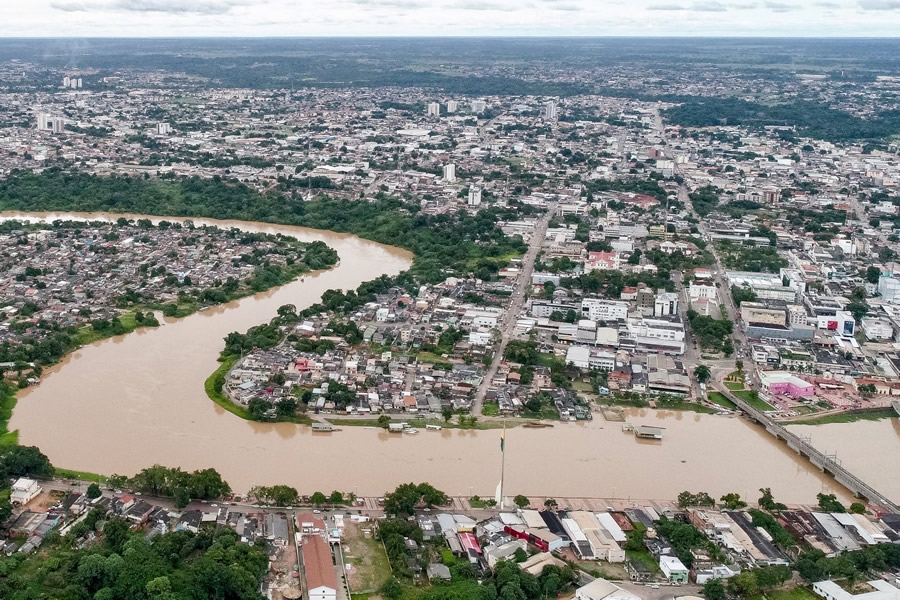 Previsão indica que nível dos rios deve voltar a subir no Acre