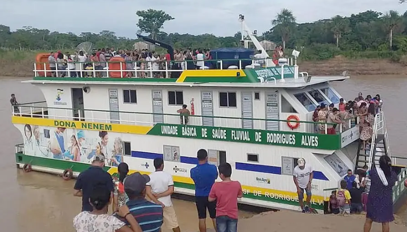 Governador inaugura UBS flutuante de Rodrigues Alves neste sábado