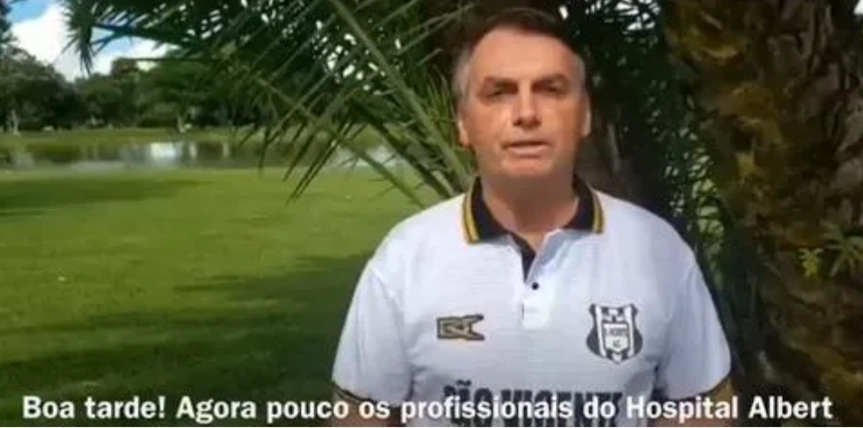 Bolsonaro divulga cura fake para o coronavírus