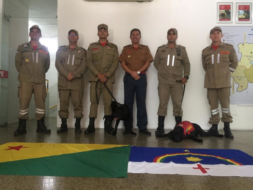 Corpo de Bombeiros do Acre ganha primeiro cão para buscas, resgates e salvamentos