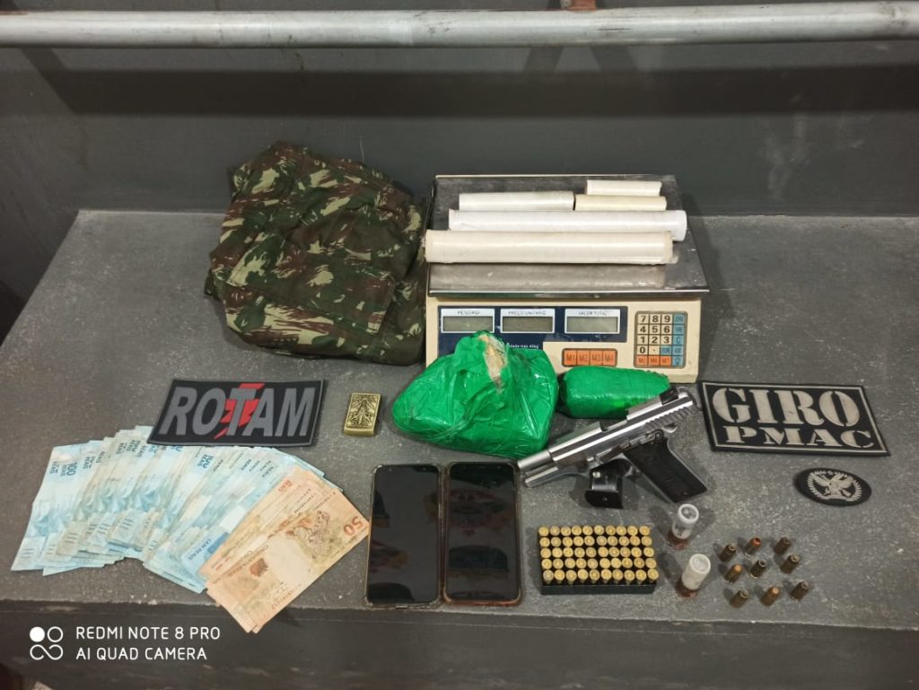 Polícia Militar prende indivíduos por Tráfico de Drogas e Organização Criminosa