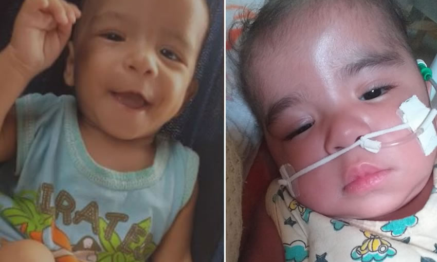Família de bebê que só se alimenta de líquido precisa de ajuda e aguarda reavaliação médica